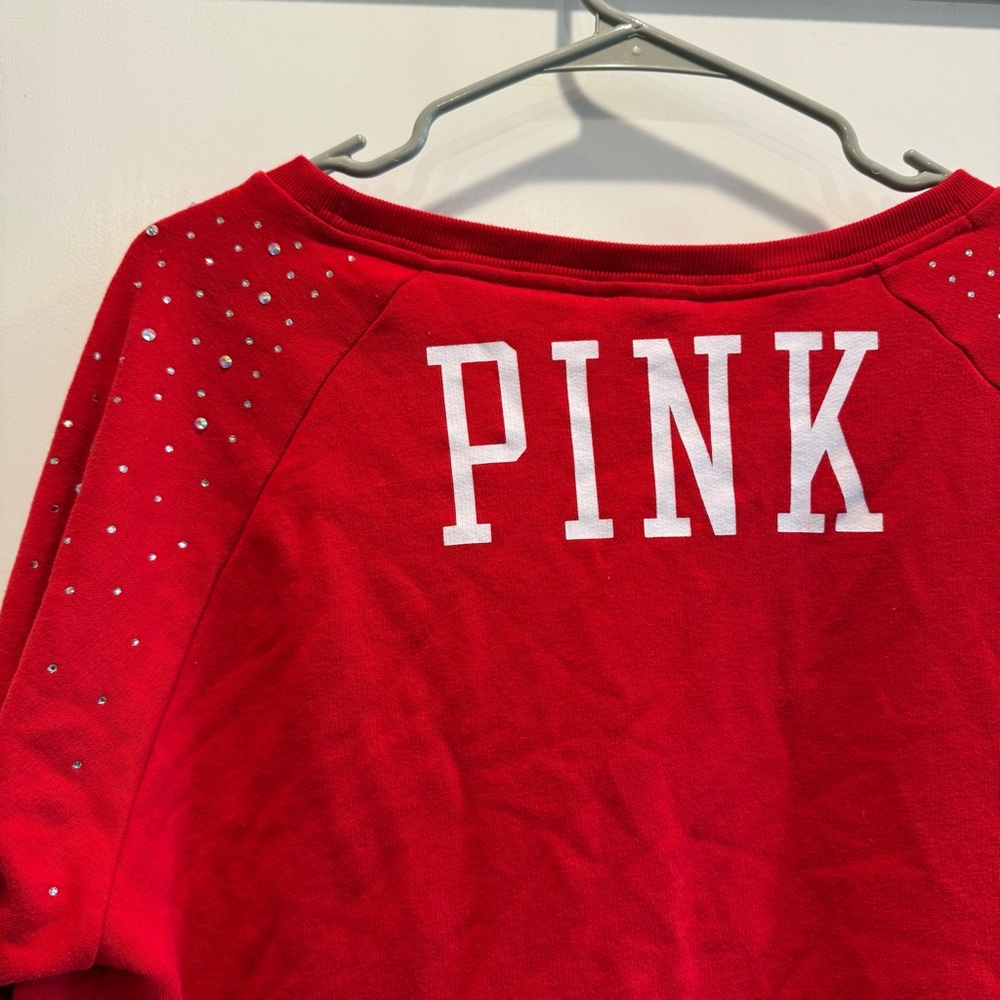 PINK Victoria's Secret Red Nebraska Sweatshirt - Picture 8 of 8
